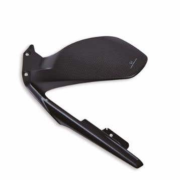 DUCATI CARBON REAR MUDGUARD.