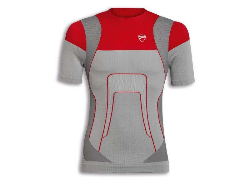 DUCATI MENS COOL DOWN 2SHORT-SLEEVE TECHNICAL T-SHIRT