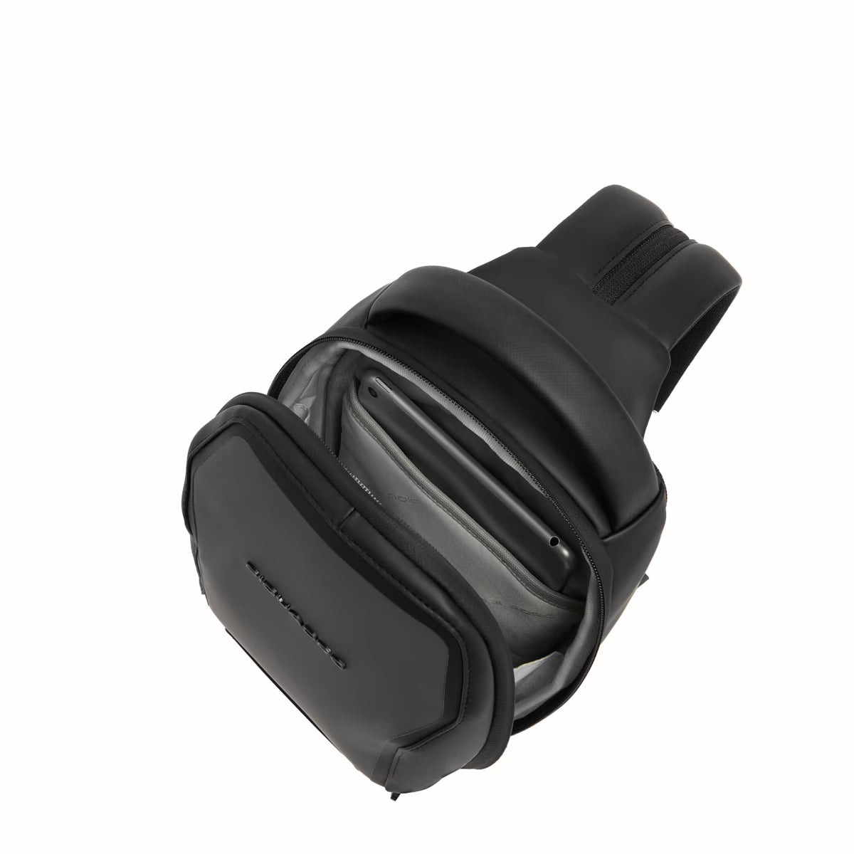 SHOULDER BAG D-PIQUADRO LOCK BLACK