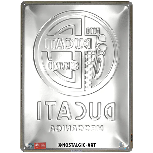 Ducati - Moto Servizio Meccanica Tin Sign