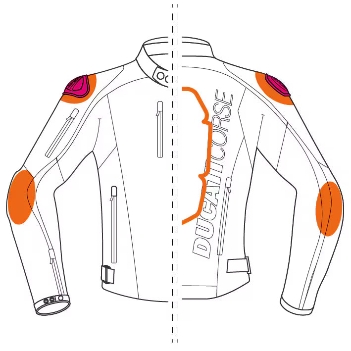 DUCATI TEX JACKET CORSE C6 2.0 (NP)