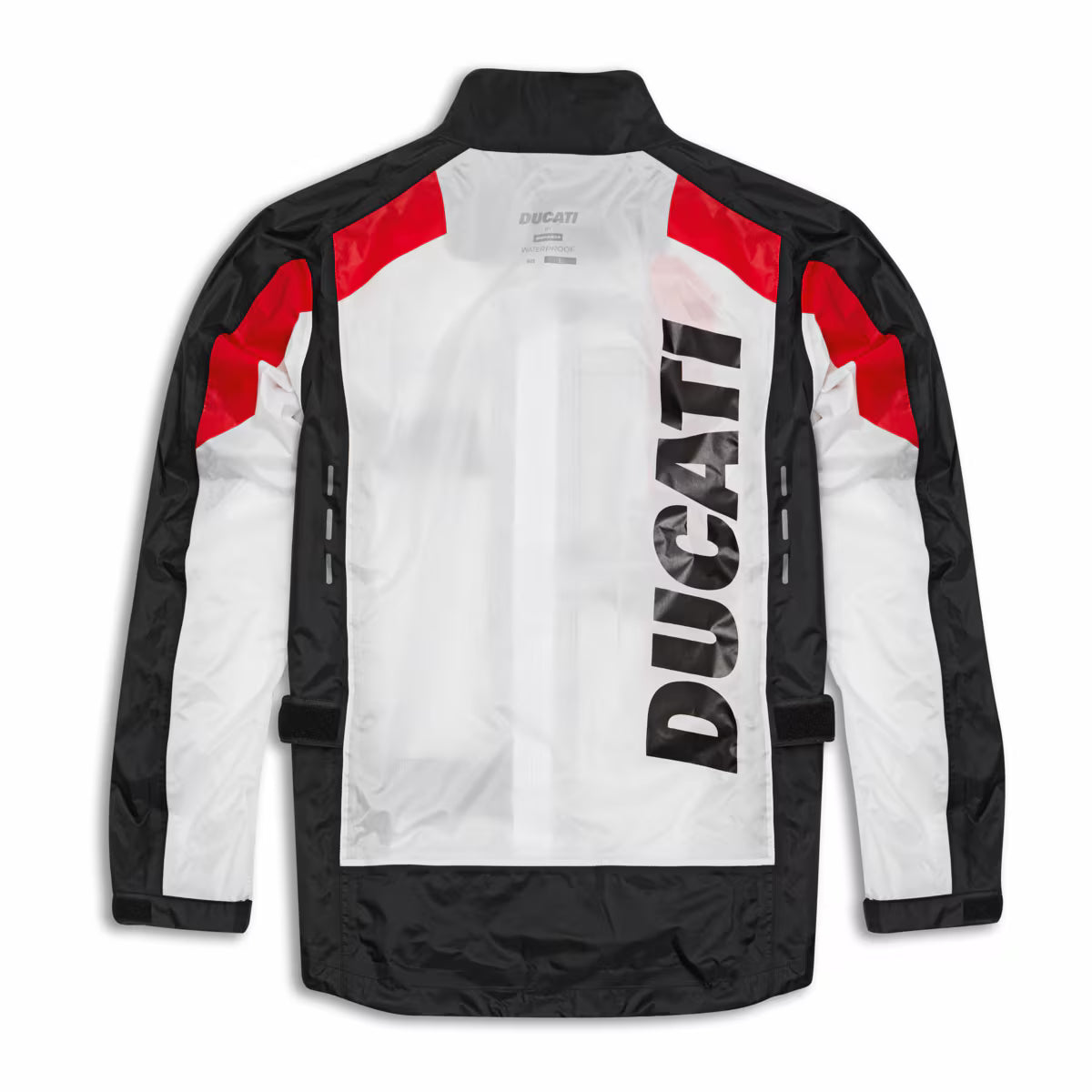 DUCATI RAIN JACKET AQUA V2 WHT/BLK