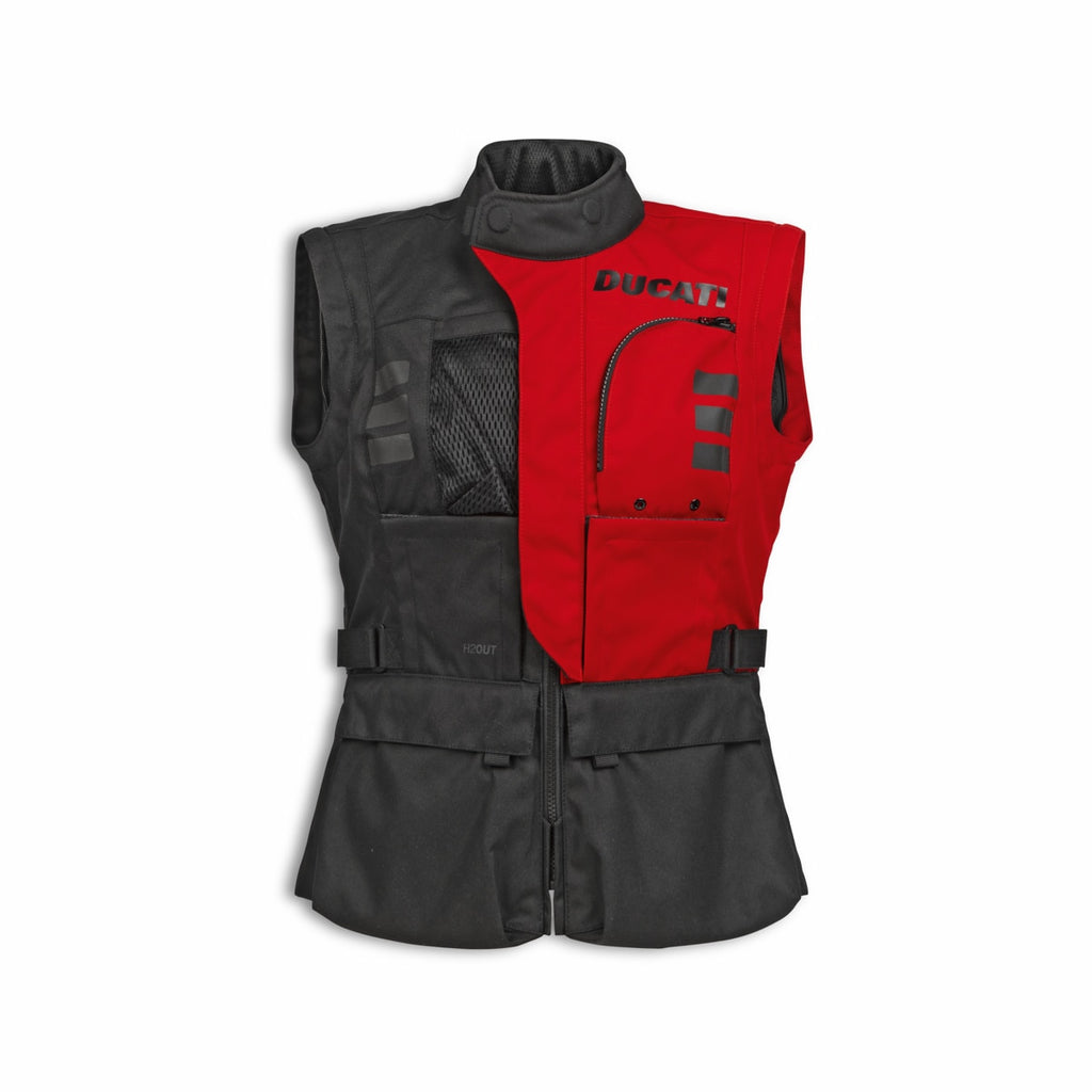 DUCATI LADIES TEX JACKET EXPLORER BLK/RED