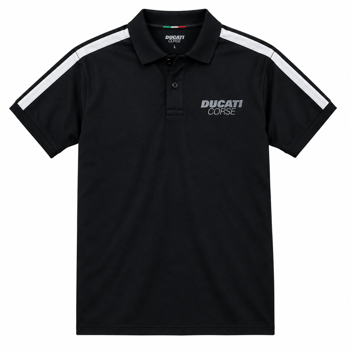 POLO DUCATI CORSE LOGO BLACK