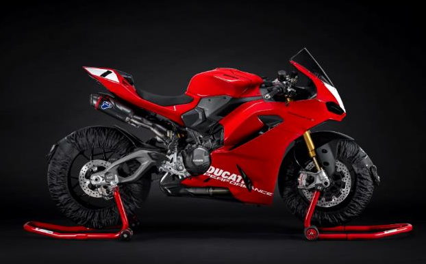 Panigale V2 Red livery with Ducati Performance Logo