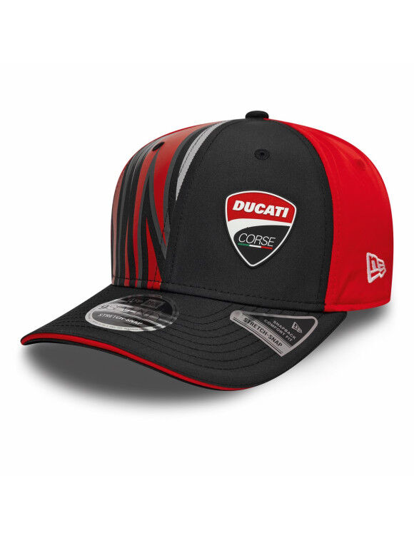 Ducati Genuine DC Print Unisex Cap - Black/Red