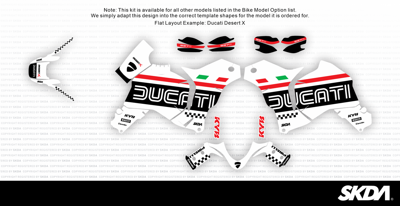 BOLOGNA White Desert X Full Graphics Kit