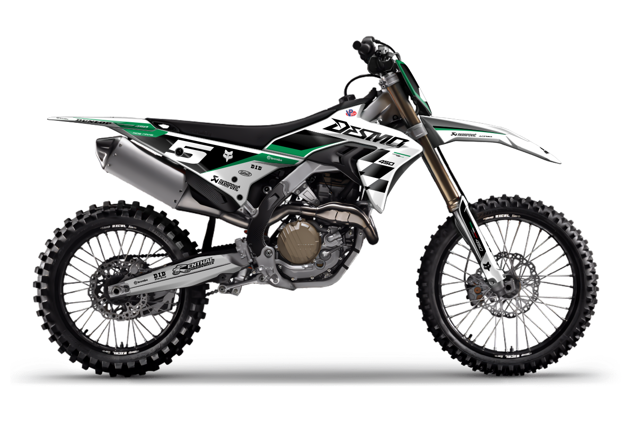 CHEQUES White Desmo Full Graphics Kit