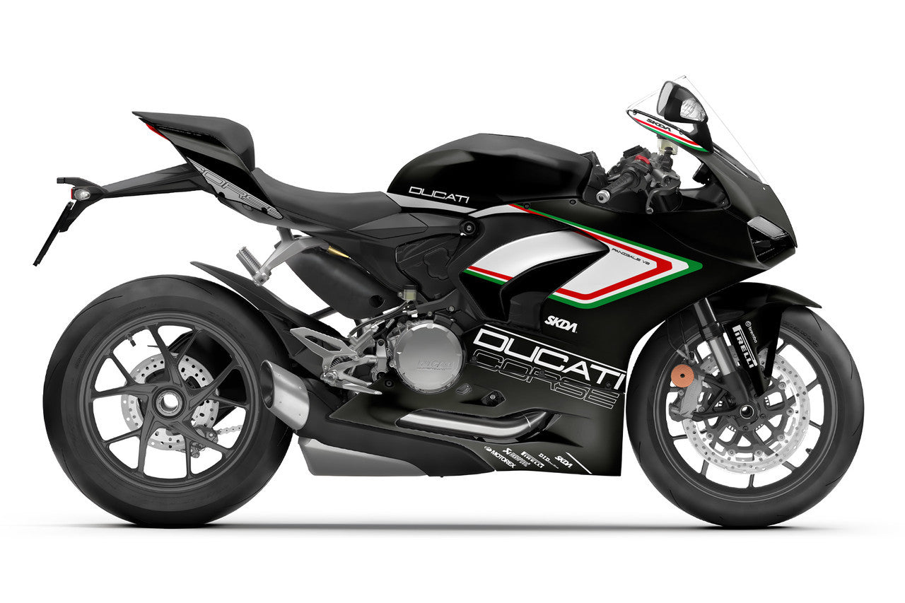 CORSA Black Panigale Full Graphics Kit