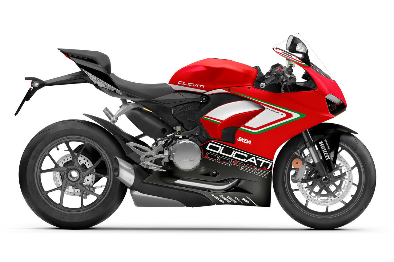 CORSA Red Panigale Full Graphics Kit