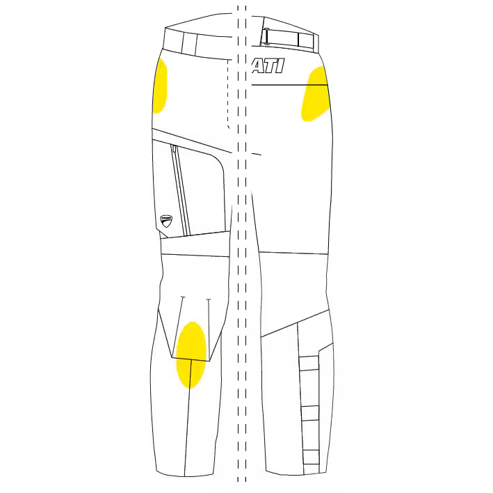 DUCATI LADIES TEX PANTS EXPLORER