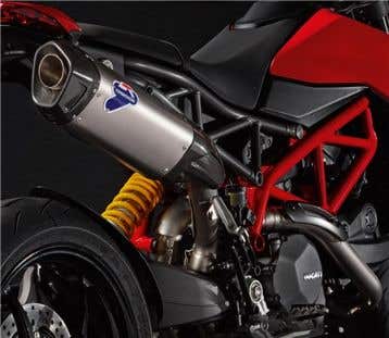 DUCATI COMPLETE EXHAUST ASSEMBLY.