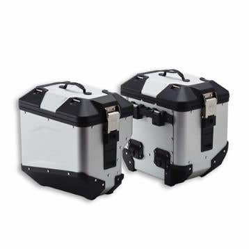 DUCATI ALUMINIUM SIDE PANNIERS.