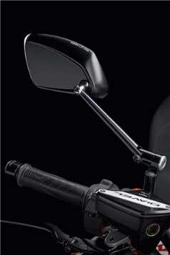 DUCATI RH ALUMINIUM REAR-VIEW MIRROR.