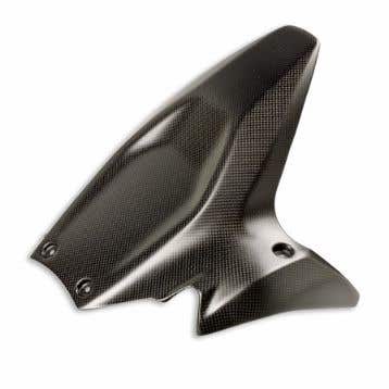 DUCATI CARBON REAR MUDGUARD.