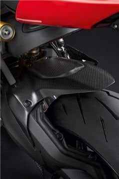 DUCATI CARBON REAR MUDGUARD.