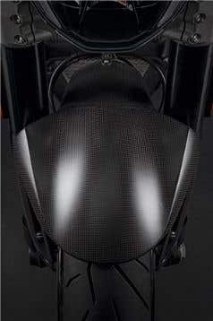 DUCATI CARBON FRONT MUDGUARD.