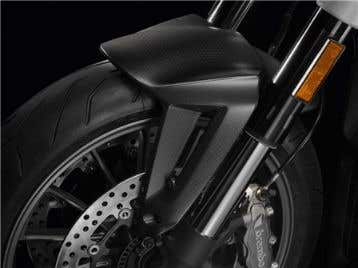 DUCATI CARBON FRONT MUDGUARD.