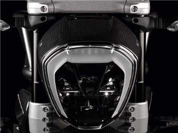 DUCATI CARBON FRONT HEADLIGHT RIM.