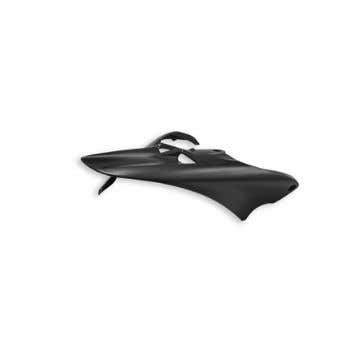 DUCATI CARBON REAR MUDGUARD.