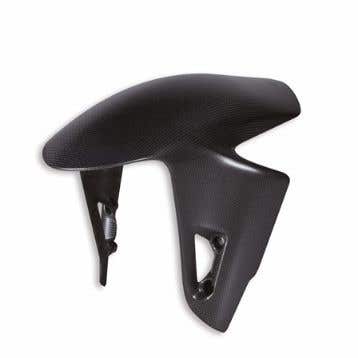 DUCATI CARBON FRONT MUDGUARD.