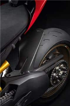 DUCATI CARBON REAR MUDGUARD.
