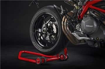 DUCATI REAR SERVICE STAND FOR SINGLE-SIDED SWINGING ARM.