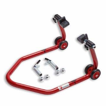 DUCATI REAR SERVICE STAND FOR DOUBLE-SIDED SWINGING ARM.