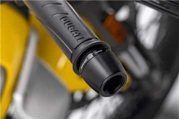 DUCATI BILLET ALUMINIUM HANDLEBAR BALANCING WEIGHTS.