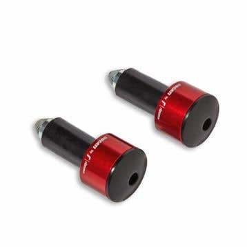 DUCATI BILLET ALUMINIUM HANDLEBAR BALANCING WEIGHTS.