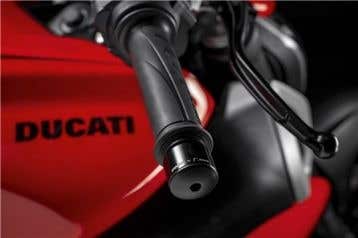 DUCATI BILLET ALUMINIUM HANDLEBAR BALANCING WEIGHTS.