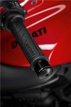 DUCATI BILLET ALUMINIUM HANDLEBAR BALANCING WEIGHTS.