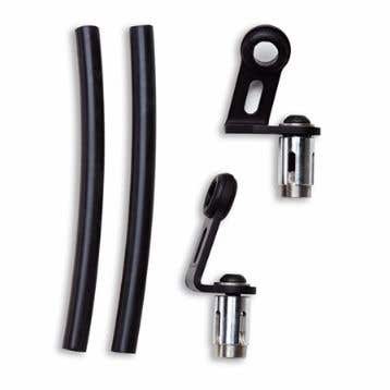 DUCATI PAIR OF RESERVOIR SUPPORTS.