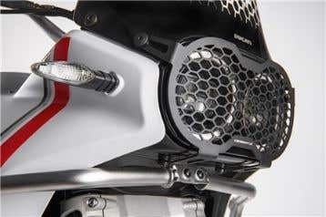 DUCATI HEADLIGHT PROTECTION GRILLE.