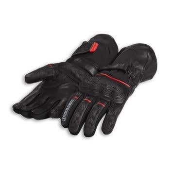 DUCATI MENS GLOVES STRADA C4 FABRIC LEATHER