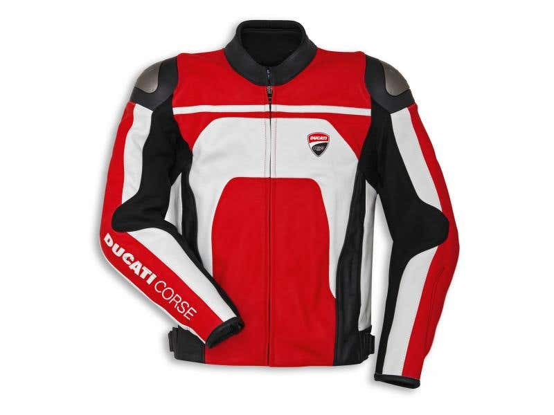 DUCATI MENS DUCATI CORSE C4LEATHER JACKET