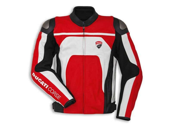 DUCATI MENS DUCATI CORSE C4LEATHER JACKET