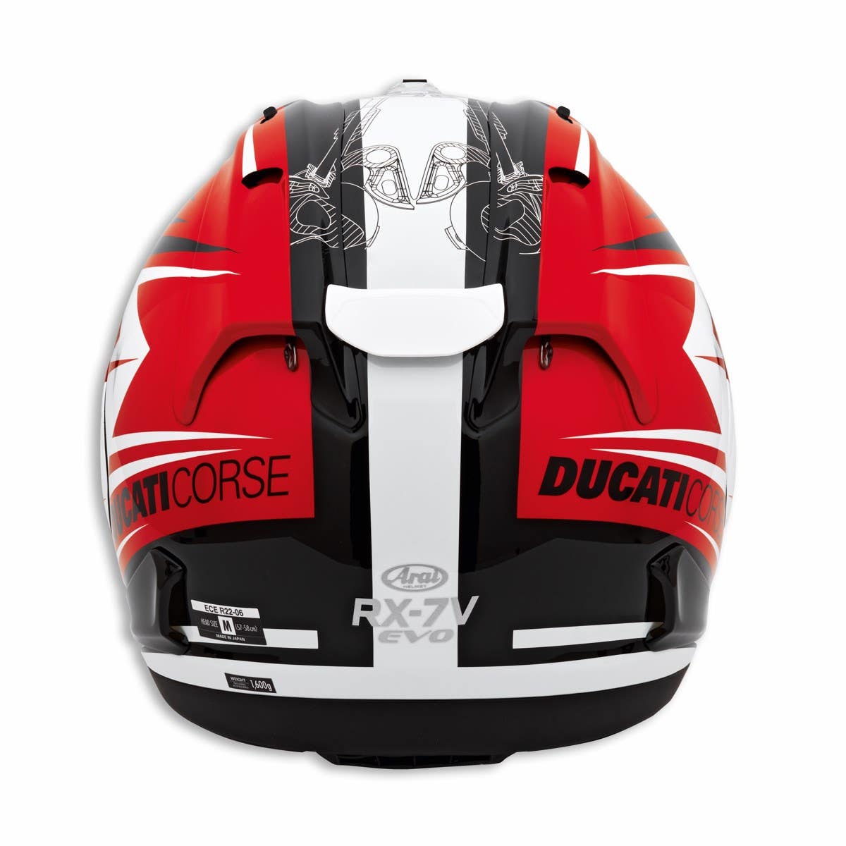 DUCATI CORSE V7 HELMET