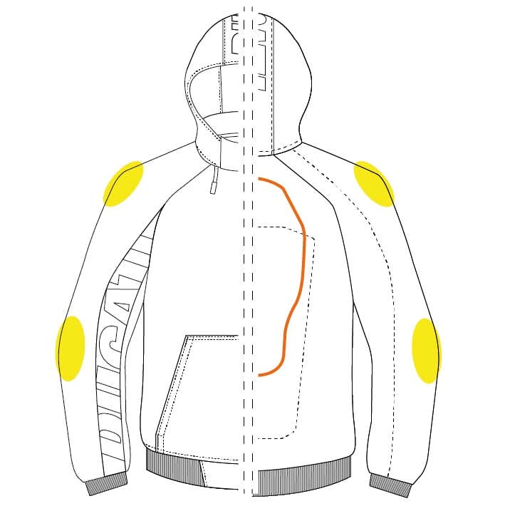 DUCATI MENS TECH SWEATSHIRT JARGON
