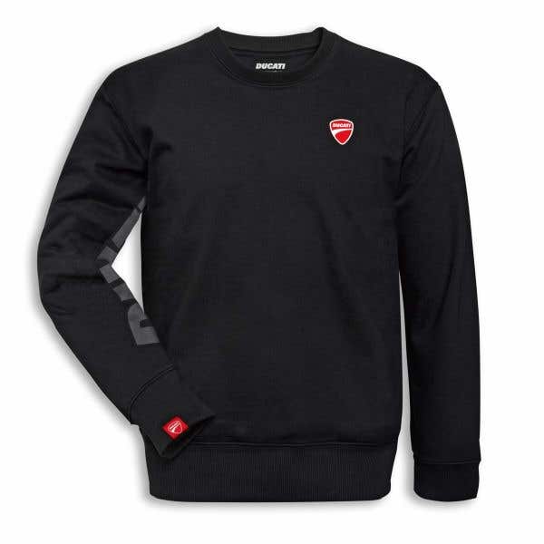 DUCATI MENS SWEATSHIRT LOGO ROUND NECK