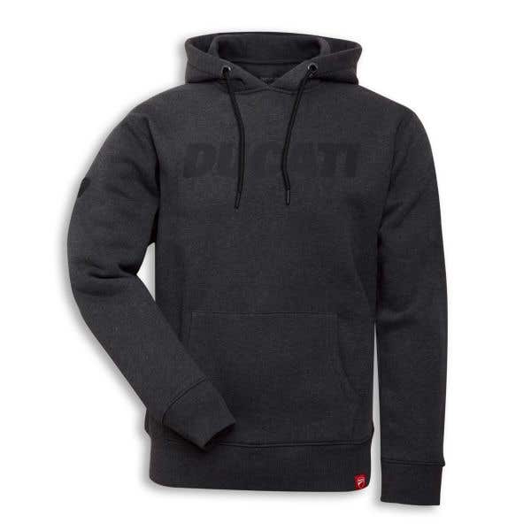 DUCATI MENS ANTHRACITE GREY HOOD