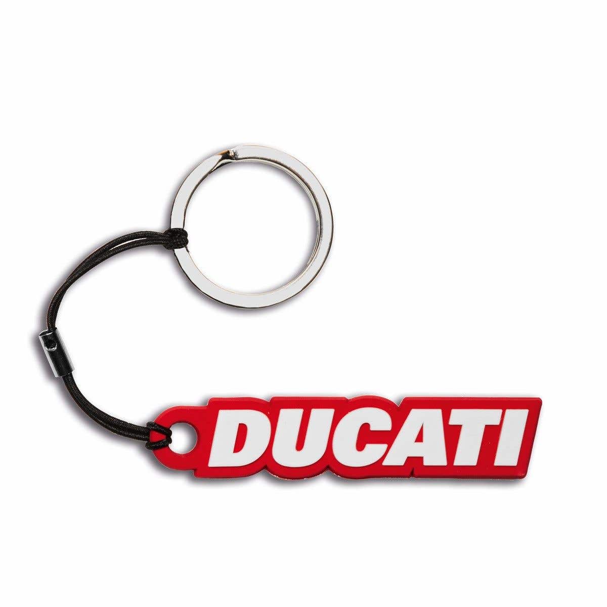 DUCATI LOGO RUBBER KEY RING