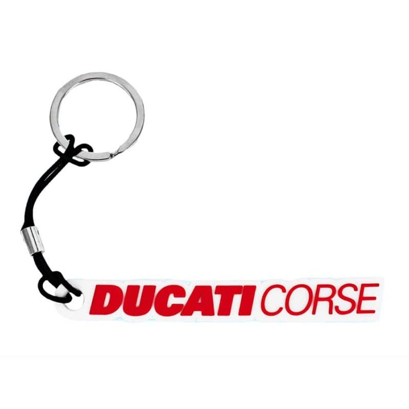 DUCATI DC LOGO RUBBER KEY RING