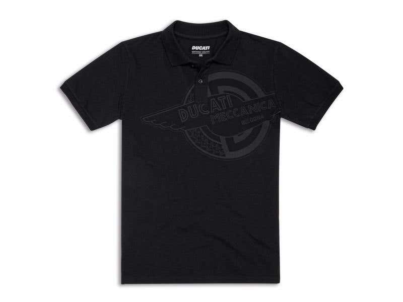 DUCATI MENS MECCANICASHORT-SLEEVED POLO SHIRT