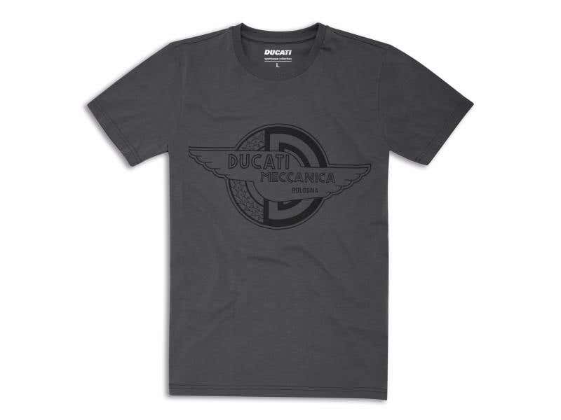 DUCATI MENS LOGO MECCANICAT-SHIRT