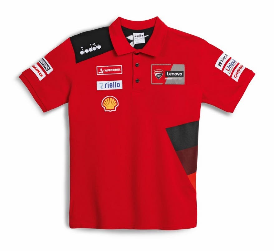 DUCATI MENS REPLICA GP 23 POLO-SHORT SLEEVE