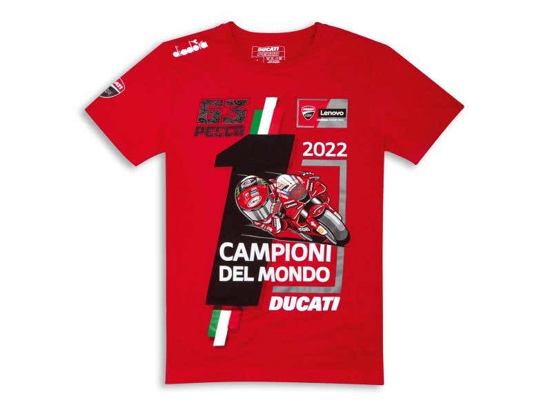 DUCATI MENS MOTO GP PB63 CHAMPIONST-SHIRT