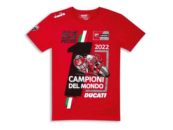 DUCATI MENS MOTO GP PB63 CHAMPIONST-SHIRT