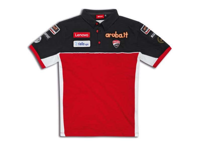 DUCATI MENS SBK TEAM REPLICASHORT-SLEEVED POLO SHIRT