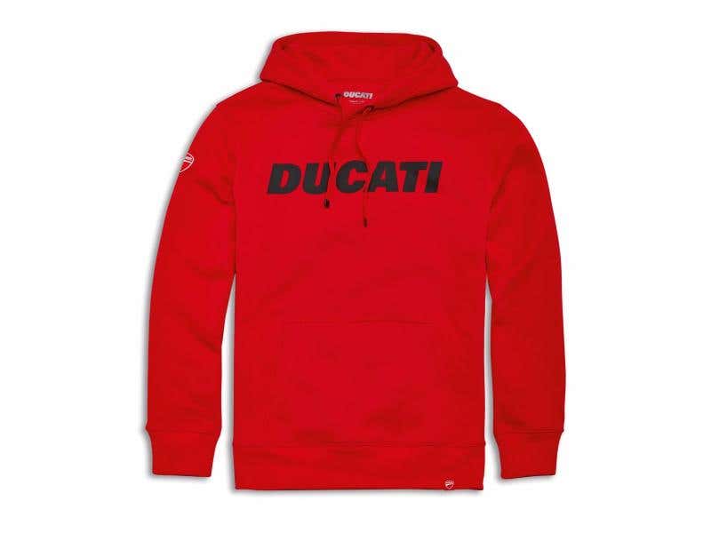 DUCATI MENS DUCATI LOGOHOODED SWEATSHIRT